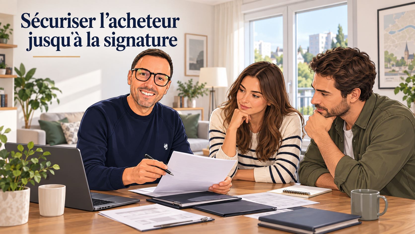 Sécuriser l'acheteur jusqu'à la signature chez le notaire à Athis-Mons